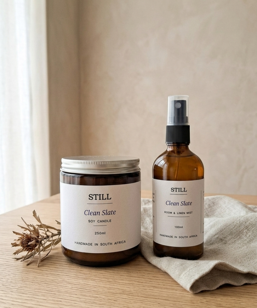 Clean Slate Candle + Mist Pairing
