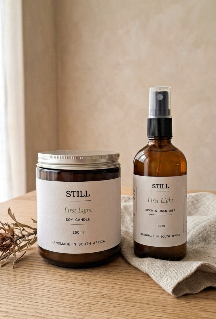 First Light Candle + Mist Pairing