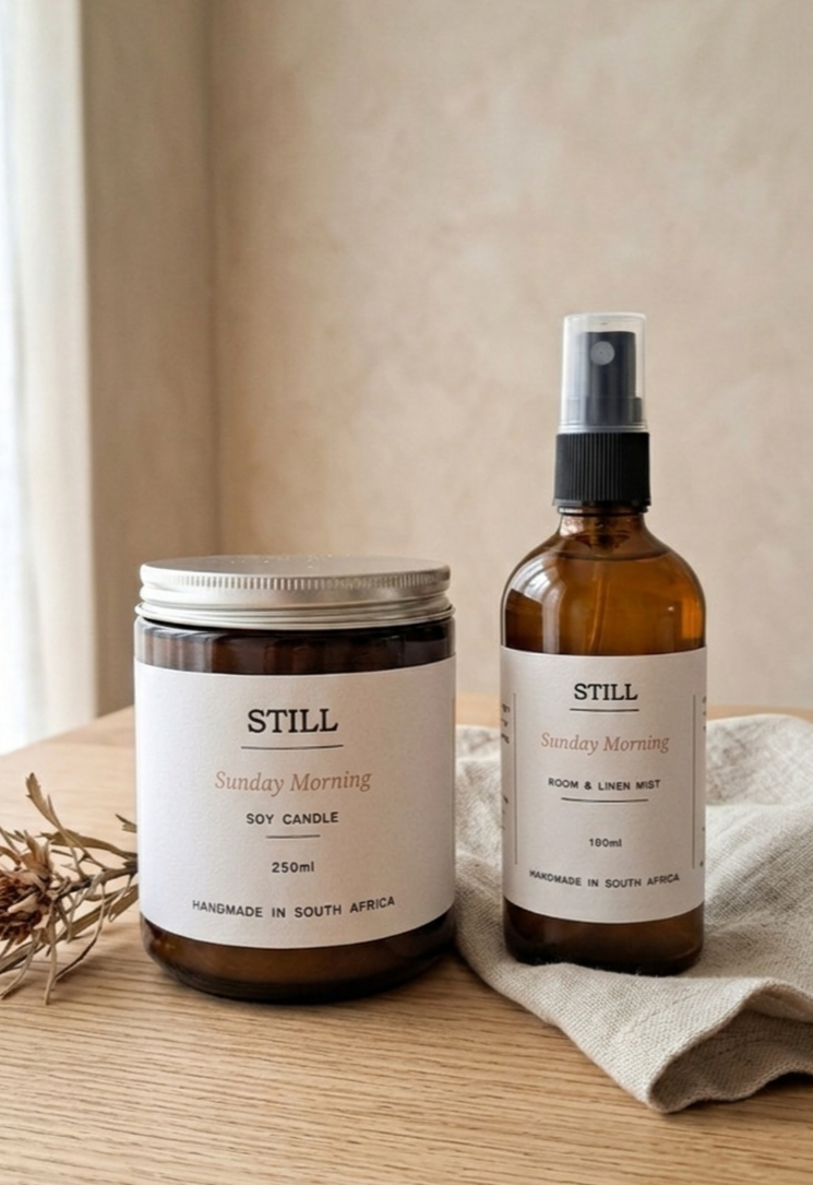Sunday Morning Candle + Mist Pairing