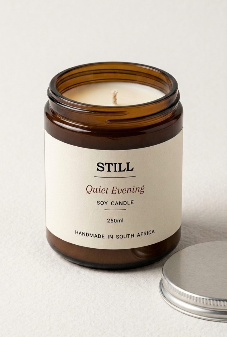 Quiet Evening hand-poured soy candle