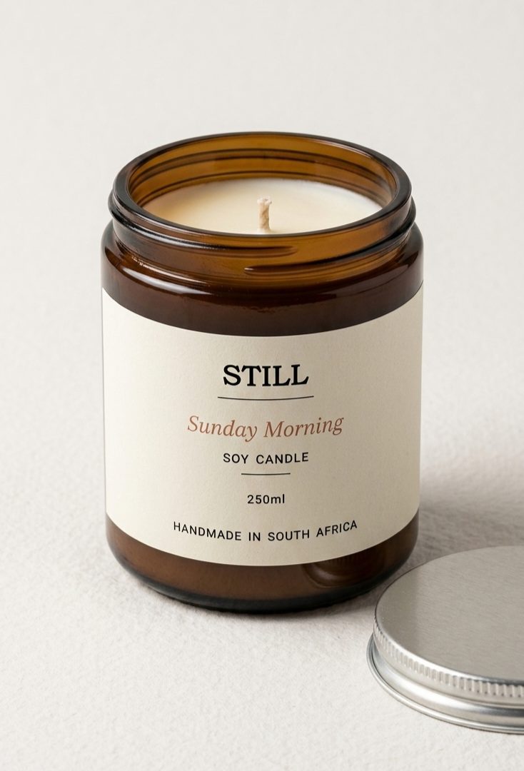 Sunday Morning hand-poured soy candle